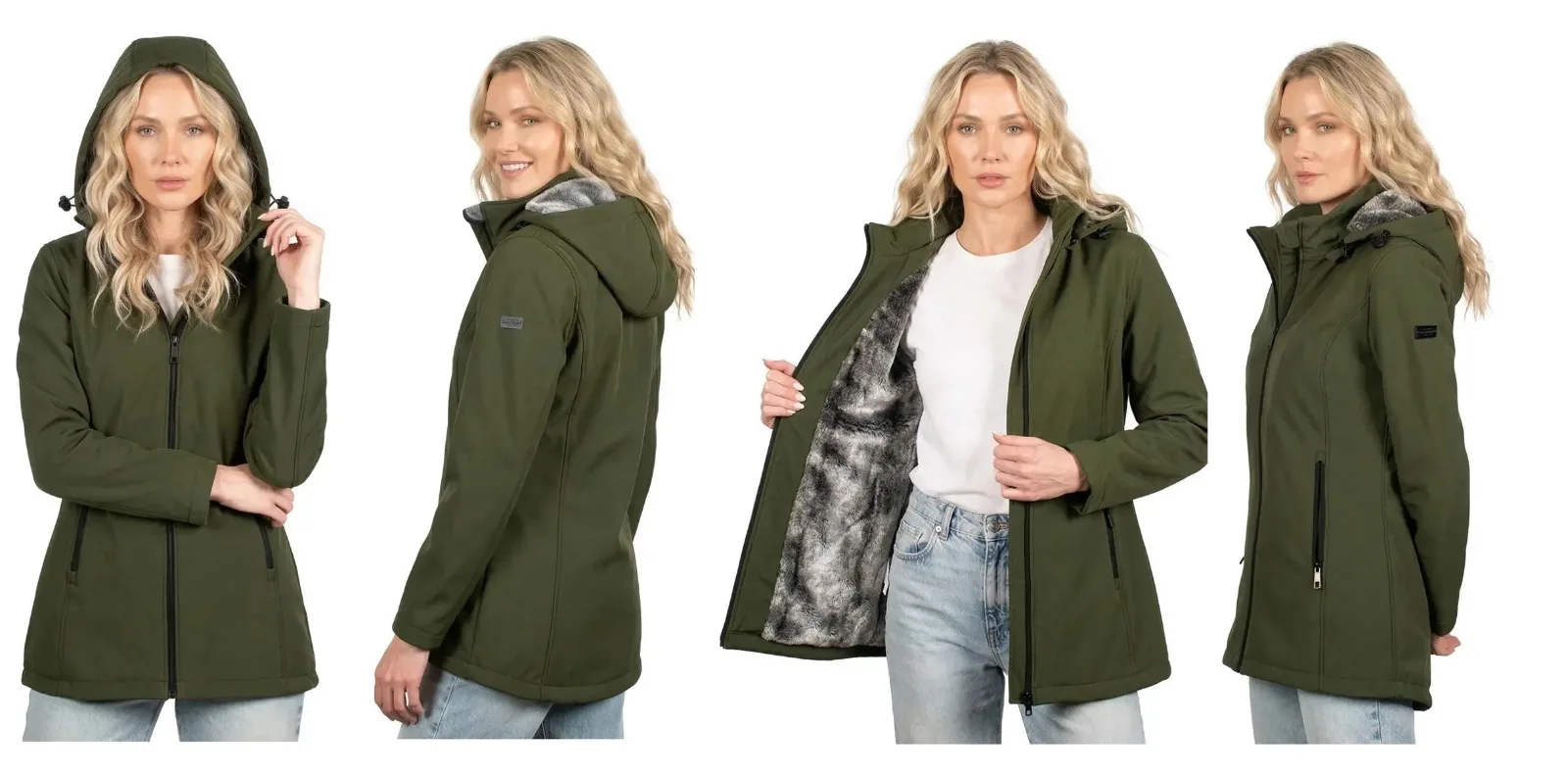 Coat 47: digital sewing pattern for women — hooded jacket with zipper and plush lining — Moldey