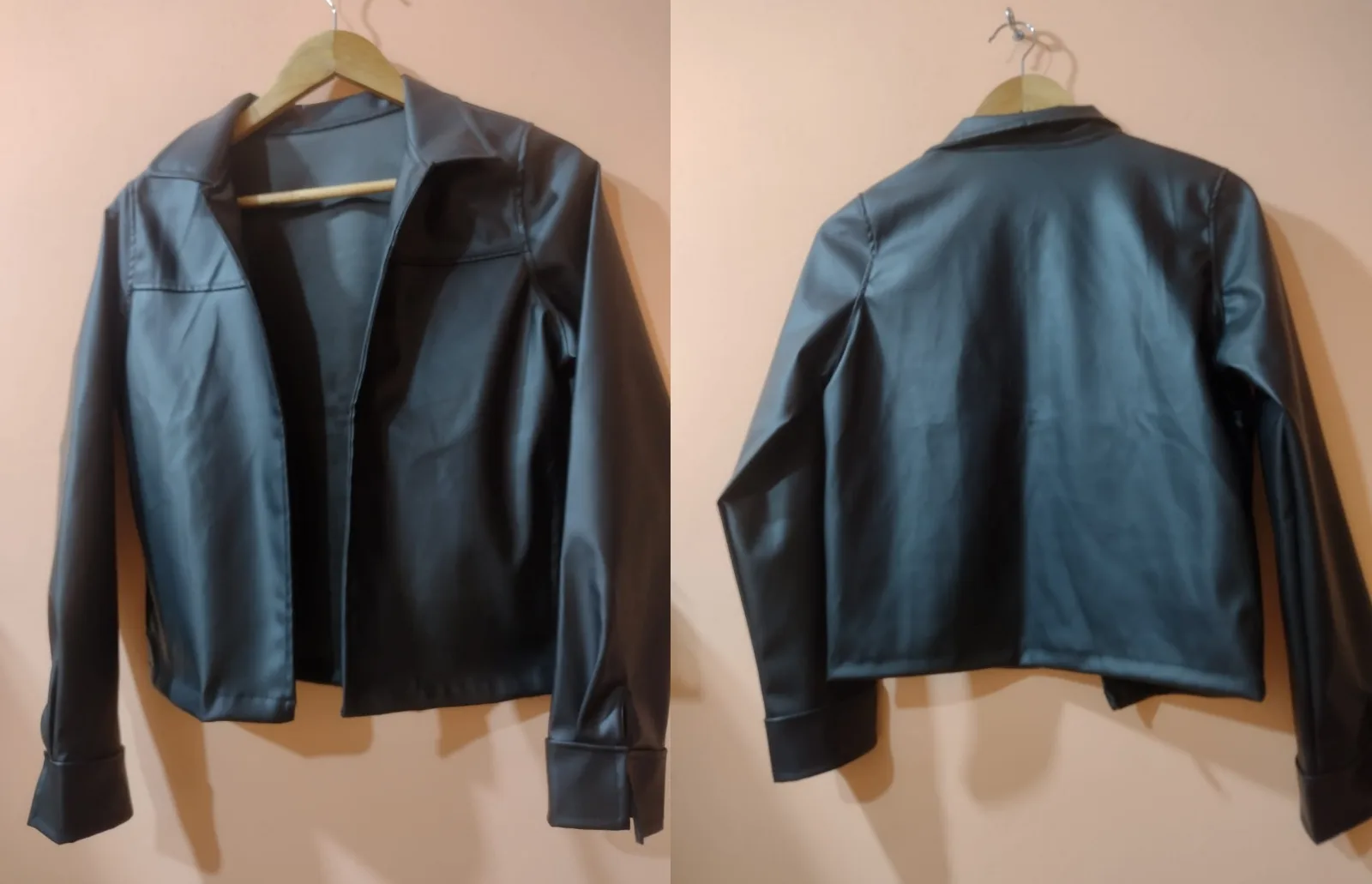 Women's Jacket 05: digital sewing pattern for women — cropped glossy jacket with collar and yoke — Moldey