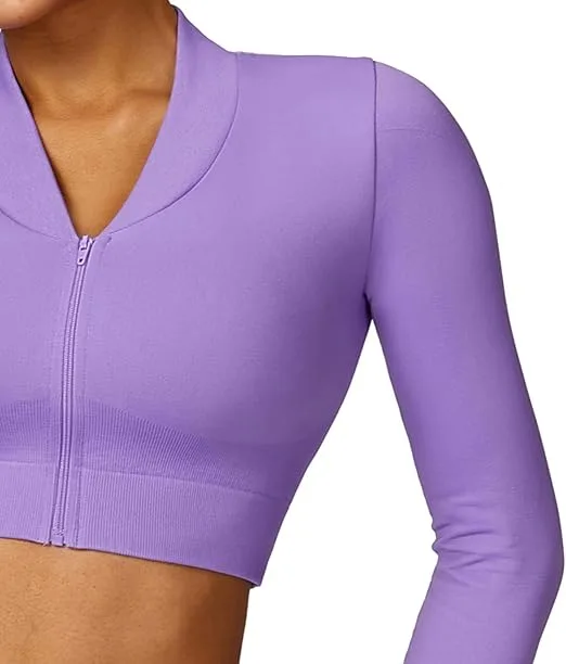 Top Jacket 01: digital sewing pattern for women — cropped fitted jacket with ribbed collar — Moldey