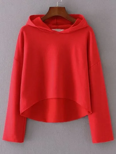 Sweatshirt 2: digital sewing pattern for women — cropped hoodie with wide flared sleeves — Moldey