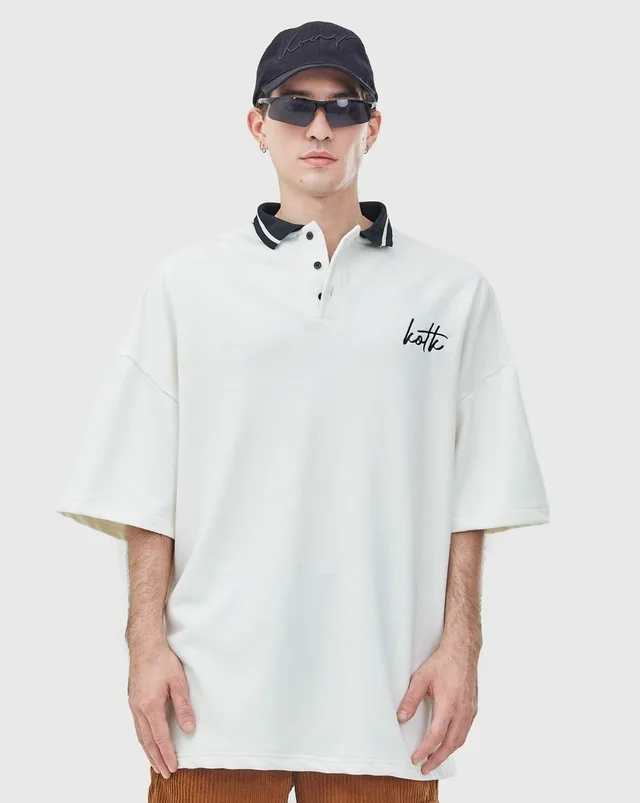 Oversized Polo Shirt: digital sewing pattern for men — oversized polo shirt with drop shoulders — Moldey