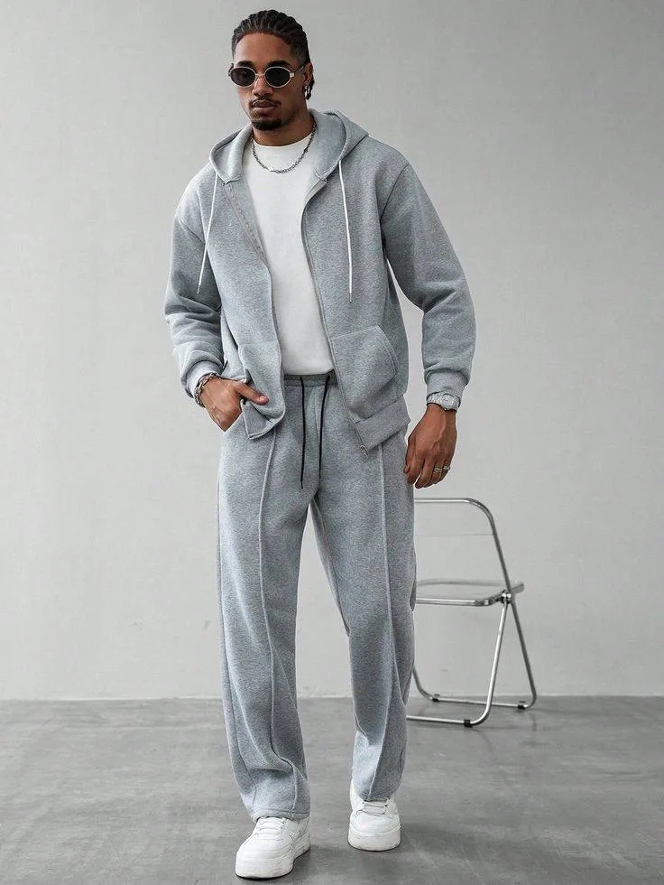 Boxy Jacket: digital sewing pattern for men — boxy hooded jacket with large patch pockets — Moldey
