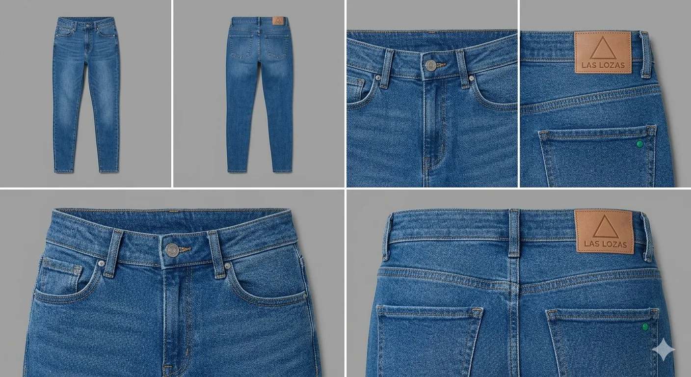 Women's Jeans 02: digital sewing pattern for women — mid-rise skinny jeans with five pockets — Moldey