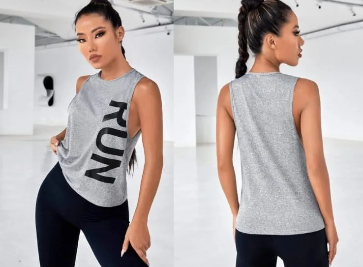 Women's Tank Top 3-L: digital sewing pattern for women — loose tank with wide armholes and curved hem — Moldey
