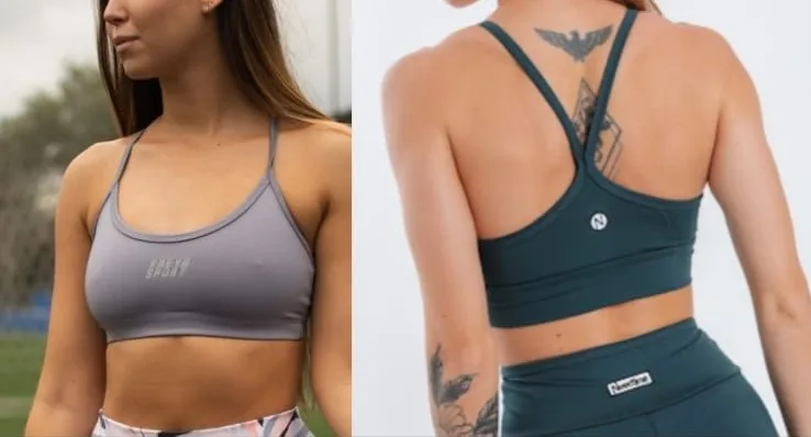Women's Top 73-L: digital sewing pattern for women — sports top with thin straps and y-shaped back — Moldey