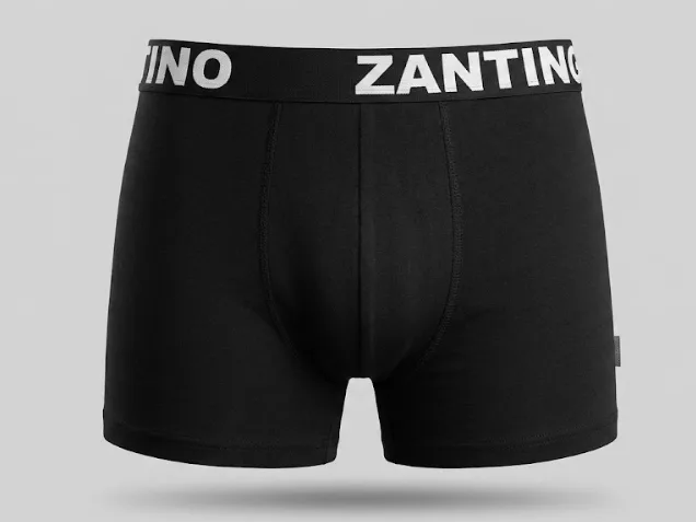 Boxer Briefs 5-M: digital sewing pattern for men — plain black short-leg boxer briefs — Moldey