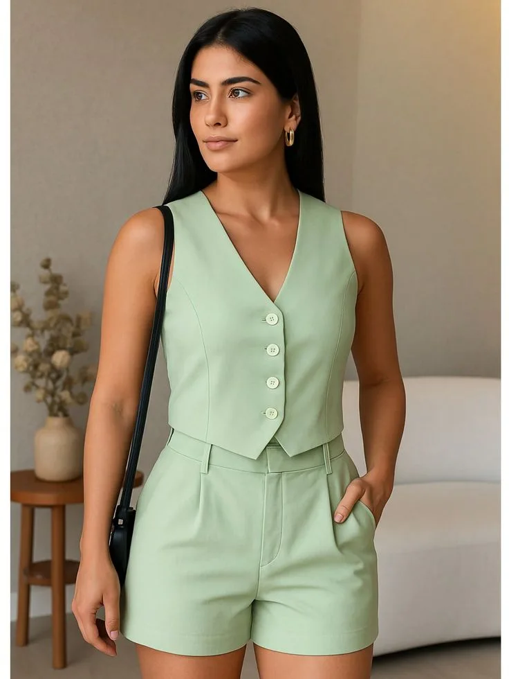 شورت 337-L: باترون خياطة رقمي للنساء — شورت رسمي ببنسات وجيوب مخفية — Moldey