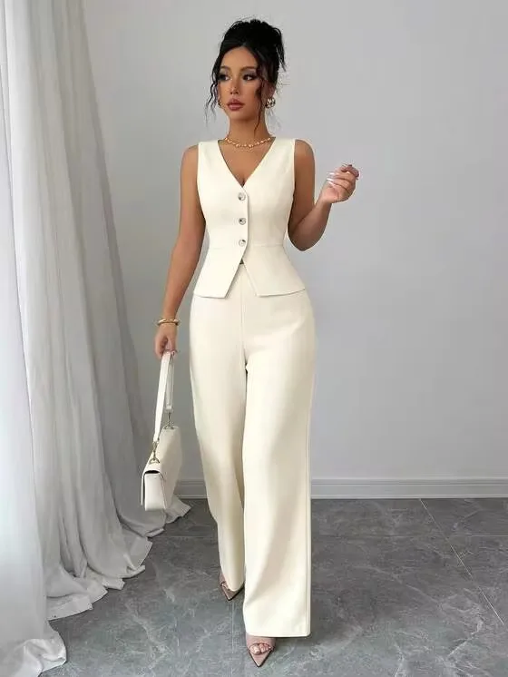 سالوبيت بالازو 203-L: باترون خياطة رقمي للنساء — سالوبيت بساق بالازو وجسم سترة بأزرار — Moldey