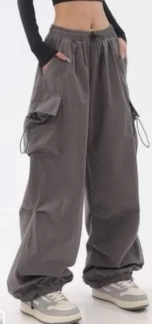 Girls Oversized Cargo Pants: digital sewing pattern for girls — oversized cargo pants with flap pockets — Moldey
