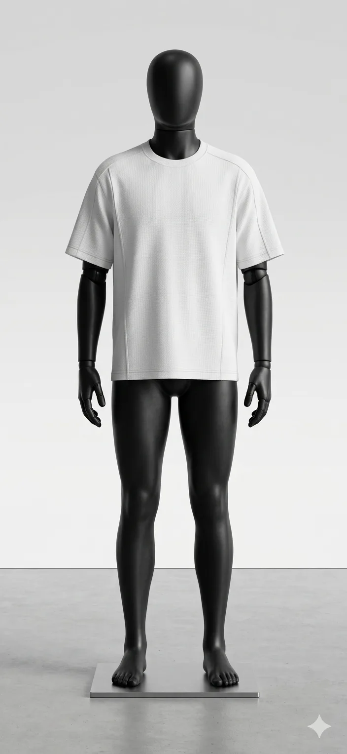 T-Shirt 138-M: digital sewing pattern for men — oversized t-shirt with straight short sleeves — Moldey
