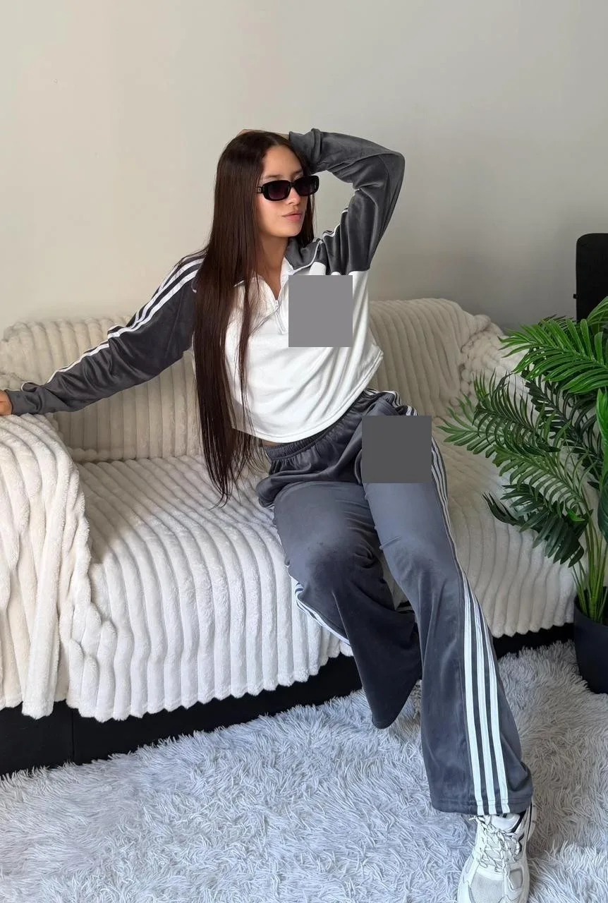 卫衣 87-L：女装电子版纸样（双色高领运动卫衣） — Moldey
