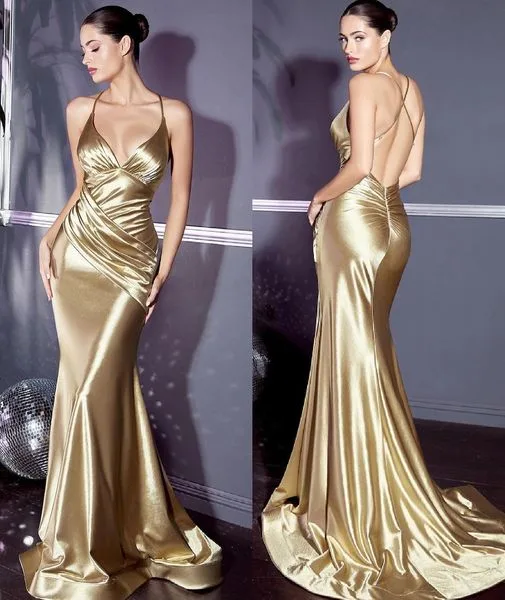 Dress 232: digital sewing pattern for women — long gown with open crossed back and train — Moldey