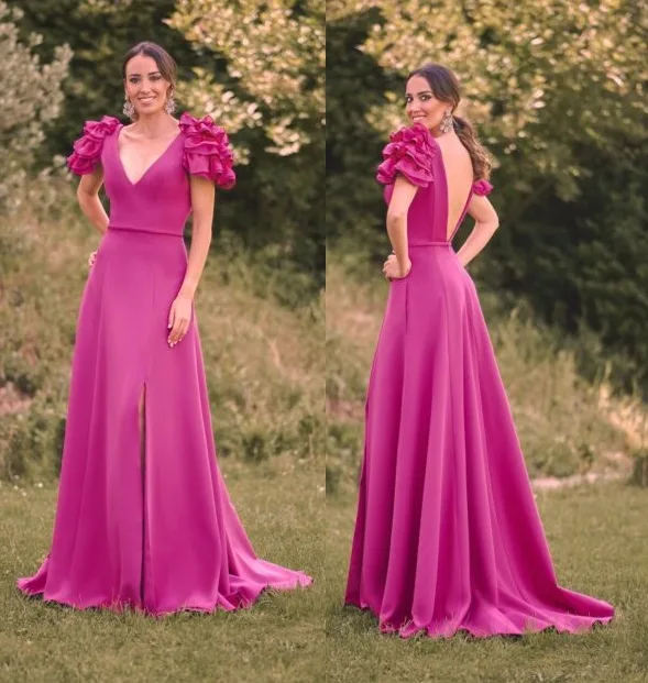 Dress 270: digital sewing pattern for women — long dress with ruffled sleeves — Moldey