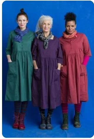 فستان 101: باترون خياطة رقمي للنساء — فستان قميص بجيوب وتنورة بثنيات — Moldey