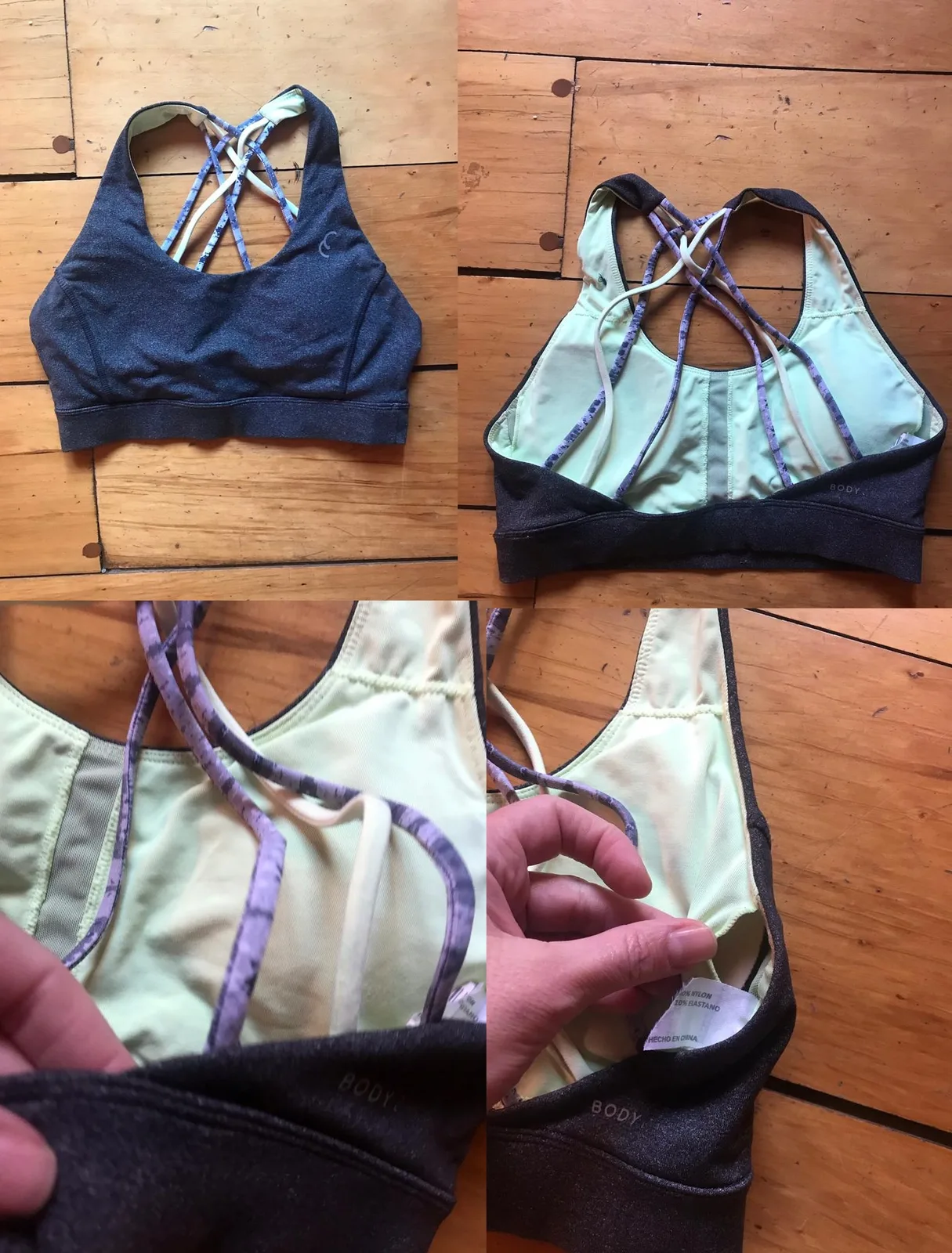 Top 0054: digital sewing pattern for women — sports top with crisscross back straps — Moldey