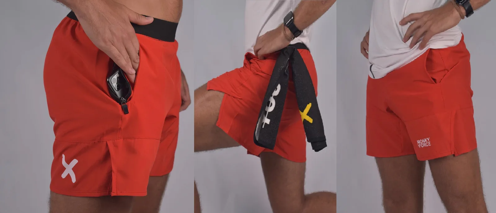 Shorts 30: digital sewing pattern for men — running shorts with side zip pocket — Moldey