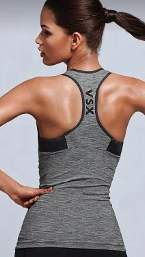 Tank Top 1: digital sewing pattern for women — racerback sports tank top with contrast trim — Moldey