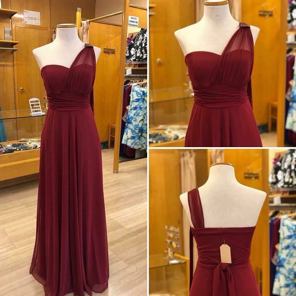Dress 319: digital sewing pattern for women — long one-shoulder dress with draped bodice — Moldey