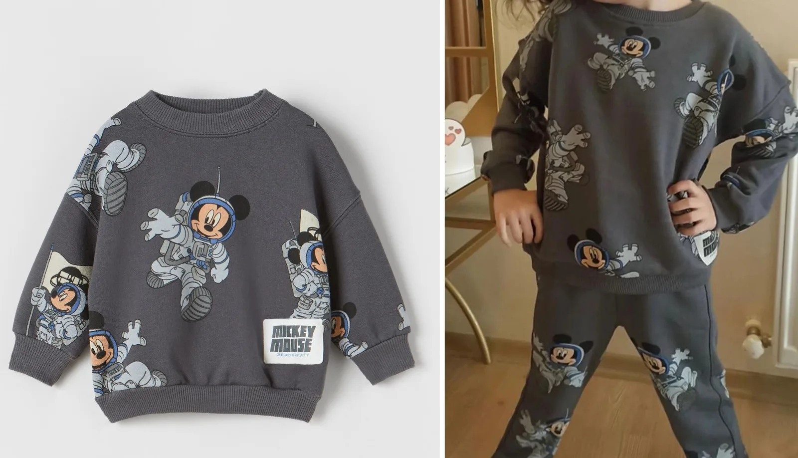Sweatshirt 11: digital sewing pattern unisex for kids — printed sweatshirt and pants set — Moldey