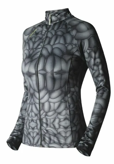 Jacket 2: digital sewing pattern for women — fitted sports jacket with textured print — Moldey